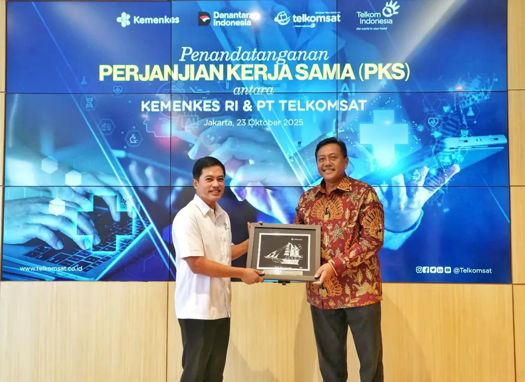 Telkomsat dan Kemenkes Jalin Kerja Sama, Dorong Pemerataan dan Digitalisasi Layanan Kesehatan berbasis AI